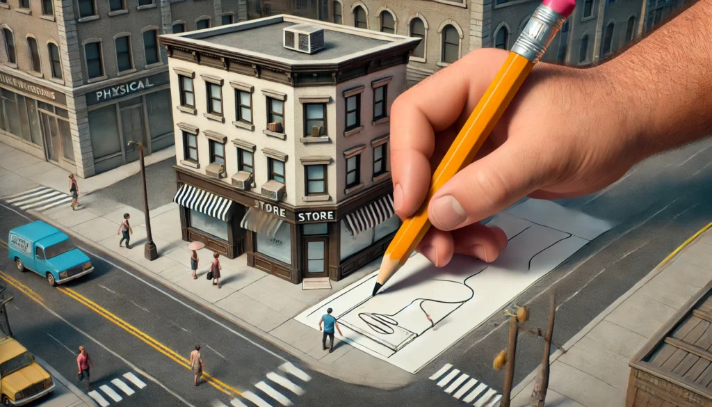 draw virtual perimeter around store with geofence targeted advertising